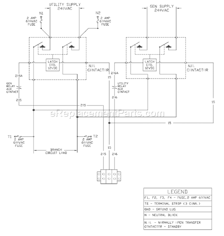 Page G Diagram and Parts List for 1768-0  Briggs and Stratton Generator